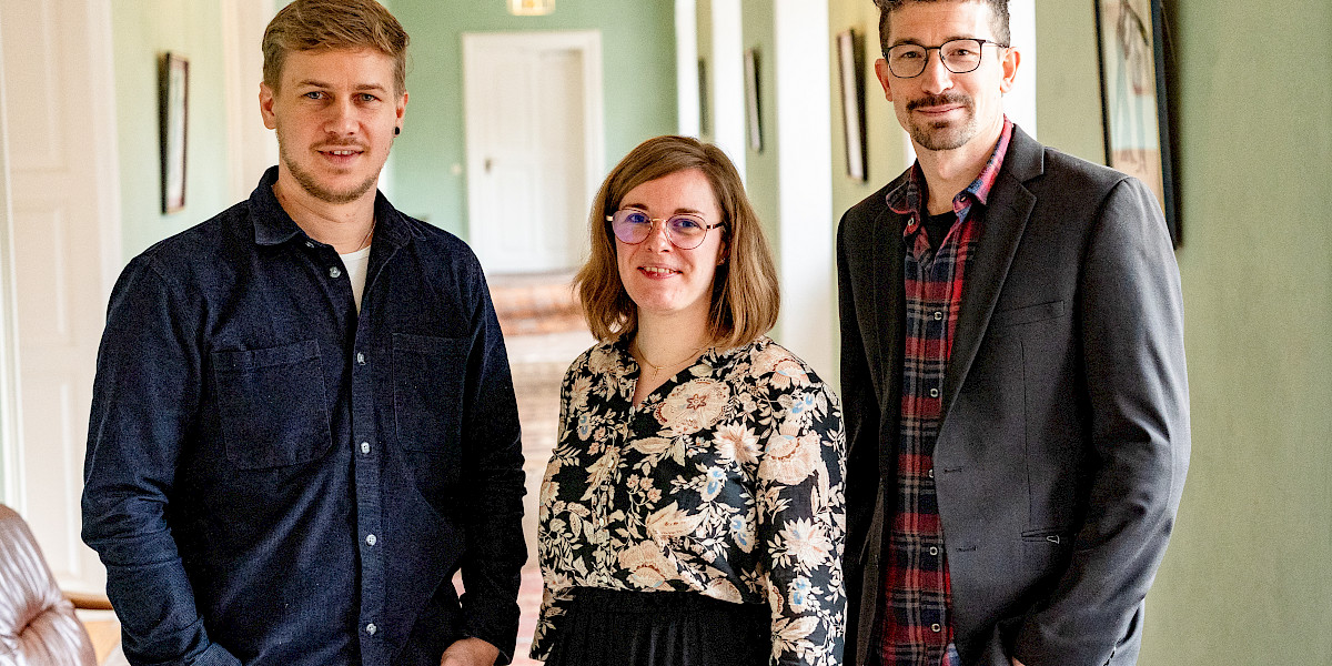 Das Leitungsteam: Marco Gogg, Anna Maria Gerlach, Timo Bäcker, © roadventures 2025